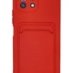 Uray store Xiaomi Mİ 11 Lite Kılıf Kelvin Kartvizitli Silikon - Kırmızı