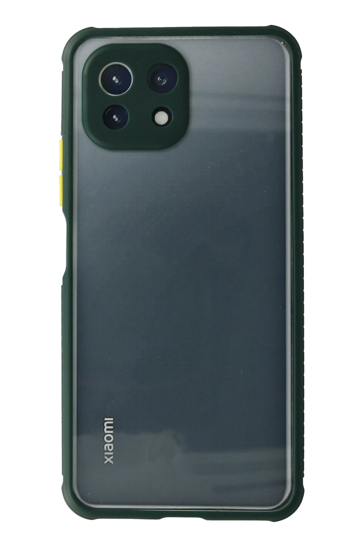 newface-xiaomi-mi-11-lite-kilif-miami-seffaf-silikon-koyu-yesil-default Uray store Xiaomi Mİ 11 Lite Kılıf Miami Şeffaf Silikon - Koyu Yeşil - Görsel 1