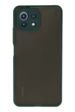 Uray store Xiaomi Mİ 11 Lite Kılıf Montreal Silikon Kapak - Yeşil