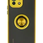 Uray store Xiaomi Mİ 11 Lite Kılıf Montreal Yüzüklü Silikon Kapak - Sarı