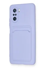 Uray store Xiaomi Mi 11i Kılıf Kelvin Kartvizitli Silikon - Lila - Görsel 3