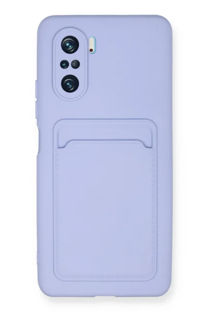 Uray store Xiaomi Mi 11i Kılıf Kelvin Kartvizitli Silikon - Lila
