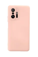 Uray store Xiaomi Mi 11T Pro Kılıf Nano içi Kadife Silikon - Pudra