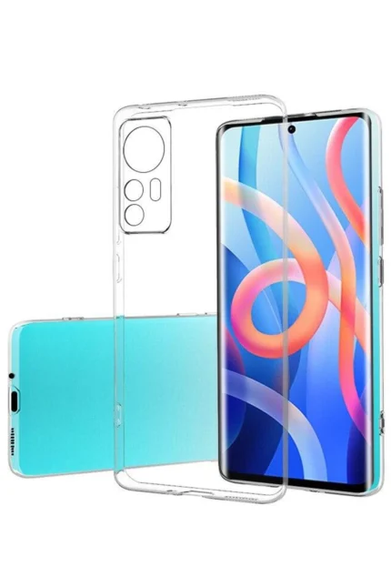 Uray store Xiaomi Mi 12 Kılıf Lüx Şeffaf Silikon