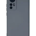 Uray store Xiaomi Mi 12 Kılıf Nano içi Kadife Silikon - Gri