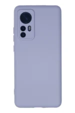 Uray store Xiaomi Mi 12 Kılıf Nano içi Kadife Silikon - Lila