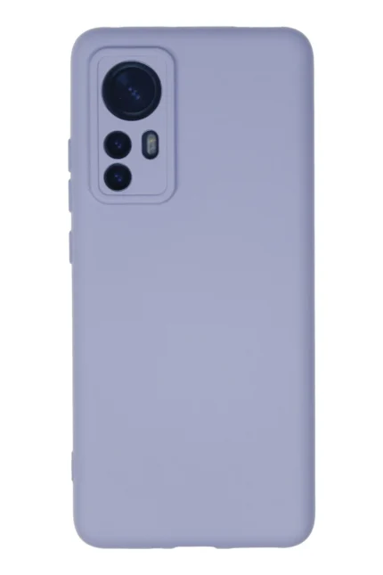 Uray store Xiaomi Mi 12 Kılıf Nano içi Kadife Silikon - Lila
