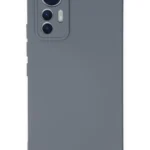 Uray store Xiaomi Mi 12 Lite Kılıf Nano içi Kadife Silikon - Gri