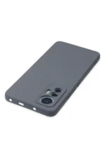 Uray store Xiaomi Mi 12 Lite Kılıf Nano içi Kadife Silikon - Gri - Görsel 4