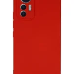 Uray store Xiaomi Mi 12 Lite Kılıf Nano içi Kadife Silikon - Kırmızı