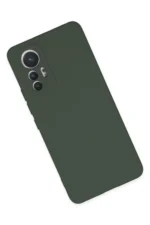 Uray store Xiaomi Mi 12 Lite Kılıf Nano içi Kadife Silikon - Koyu Yeşil - Görsel 3
