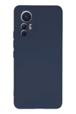 Uray store Xiaomi Mi 12 Lite Kılıf Nano içi Kadife Silikon - Lacivert
