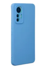 Uray store Xiaomi Mi 12 Lite Kılıf Nano içi Kadife Silikon - Mavi - Görsel 2