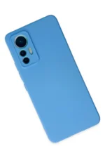 Uray store Xiaomi Mi 12 Lite Kılıf Nano içi Kadife Silikon - Mavi - Görsel 3