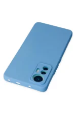 Uray store Xiaomi Mi 12 Lite Kılıf Nano içi Kadife Silikon - Mavi - Görsel 4