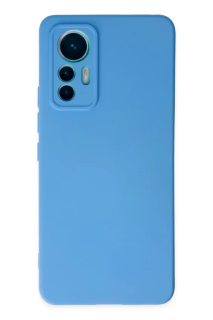 Uray store Xiaomi Mi 12 Lite Kılıf Nano içi Kadife Silikon - Mavi