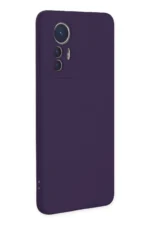 Uray store Xiaomi Mi 12 Lite Kılıf Nano içi Kadife Silikon - Mor - Görsel 2