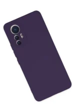 Uray store Xiaomi Mi 12 Lite Kılıf Nano içi Kadife Silikon - Mor - Görsel 3