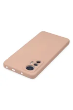 Uray store Xiaomi Mi 12 Lite Kılıf Nano içi Kadife Silikon - Pudra - Görsel 4