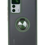 Uray store Xiaomi Mi 12T Pro Kılıf Montreal Yüzüklü Silikon Kapak - Yeşil