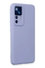Uray store Xiaomi Mi 12T Pro Kılıf Nano içi Kadife Silikon - Lila - Görsel 2