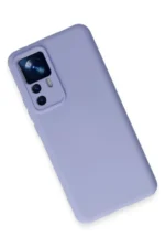 Uray store Xiaomi Mi 12T Pro Kılıf Nano içi Kadife Silikon - Lila - Görsel 3