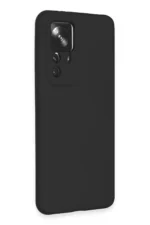 Uray store Xiaomi Mi 12T Pro Kılıf Nano içi Kadife Silikon - Siyah - Görsel 2