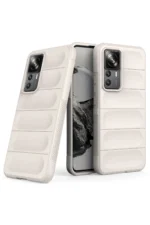 Uray store Xiaomi Mi 12T Pro Kılıf Optimum Silikon - Krem - Görsel 2