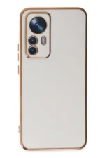 Uray store Xiaomi Mi 12T Pro Kılıf Volet Silikon - Beyaz - Görsel 2