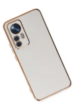 Uray store Xiaomi Mi 12T Pro Kılıf Volet Silikon - Beyaz - Görsel 3