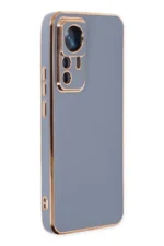 Uray store Xiaomi Mi 12T Pro Kılıf Volet Silikon - Mavi