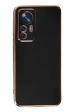 Uray store Xiaomi Mi 12T Pro Kılıf Volet Silikon - Siyah - Görsel 2