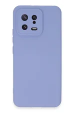 Uray store Xiaomi Mi 13 Kılıf Nano içi Kadife Silikon - Lila