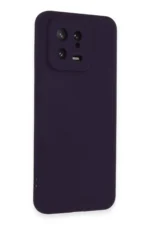 Uray store Xiaomi Mi 13 Kılıf Nano içi Kadife Silikon - Mor - Görsel 2