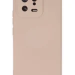 Uray store Xiaomi Mi 13 Kılıf Nano içi Kadife Silikon - Pudra