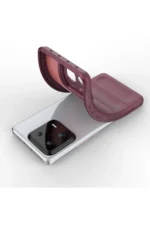 Uray store Xiaomi Mi 13 Kılıf Optimum Silikon - Bordo - Görsel 4