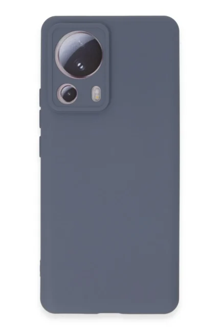 Uray store Xiaomi Mi 13 Lite Kılıf Nano içi Kadife Silikon - Gri