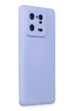 Uray store Xiaomi Mi 13 Pro Kılıf Nano içi Kadife Silikon - Lila - Görsel 2