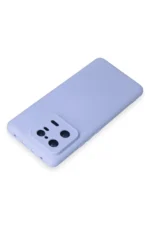 Uray store Xiaomi Mi 13 Pro Kılıf Nano içi Kadife Silikon - Lila - Görsel 3