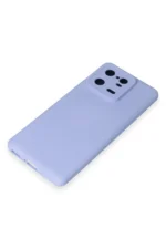 Uray store Xiaomi Mi 13 Pro Kılıf Nano içi Kadife Silikon - Lila - Görsel 4