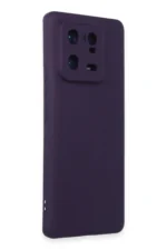 Uray store Xiaomi Mi 13 Pro Kılıf Nano içi Kadife Silikon - Mor - Görsel 2