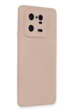 Uray store Xiaomi Mi 13 Pro Kılıf Nano içi Kadife Silikon - Pudra - Görsel 2