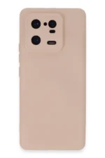 Uray store Xiaomi Mi 13 Pro Kılıf Nano içi Kadife Silikon - Pudra