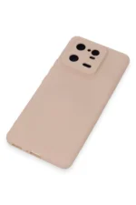 Uray store Xiaomi Mi 13 Pro Kılıf Nano içi Kadife Silikon - Pudra - Görsel 4