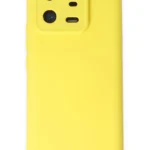 Uray store Xiaomi Mi 13 Pro Kılıf Nano içi Kadife Silikon - Sarı