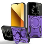 Uray store Xiaomi Mi 14 Ultra Kılıf Joy Lens Standlı Kapak - Mor