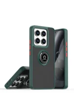 Uray store Xiaomi Mi 15 Pro Kılıf Montreal Yüzüklü Silikon Kapak - Yeşil