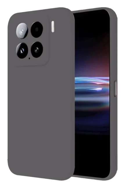 Uray store Xiaomi Mi 15 Pro Kılıf Nano içi Kadife Silikon - Gri
