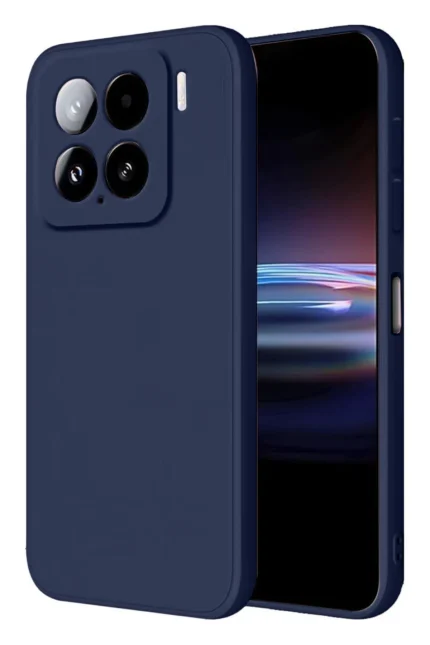 Uray store Xiaomi Mi 15 Pro Kılıf Nano içi Kadife Silikon - Lacivert