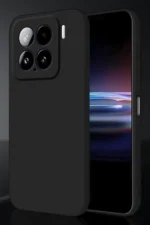 Uray store Xiaomi Mi 15 Pro Kılıf Nano içi Kadife Silikon - Siyah - Görsel 2
